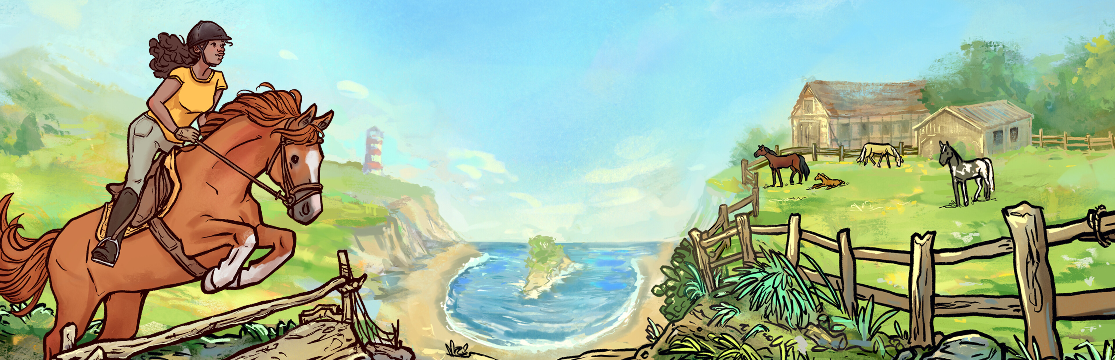 Game cover: Horses of Hoofprint Bay