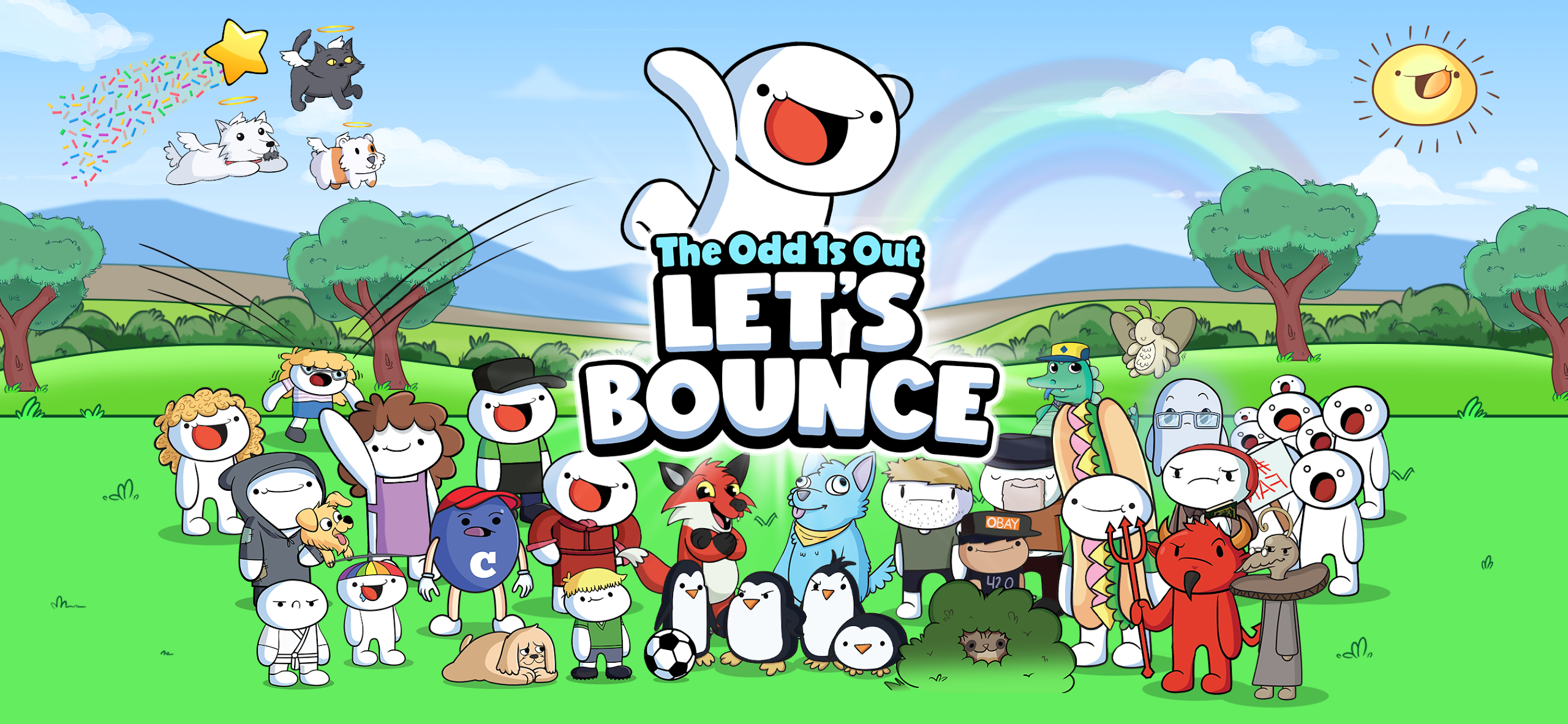 Game cover: TheOdd1sOut: Let's Bounce