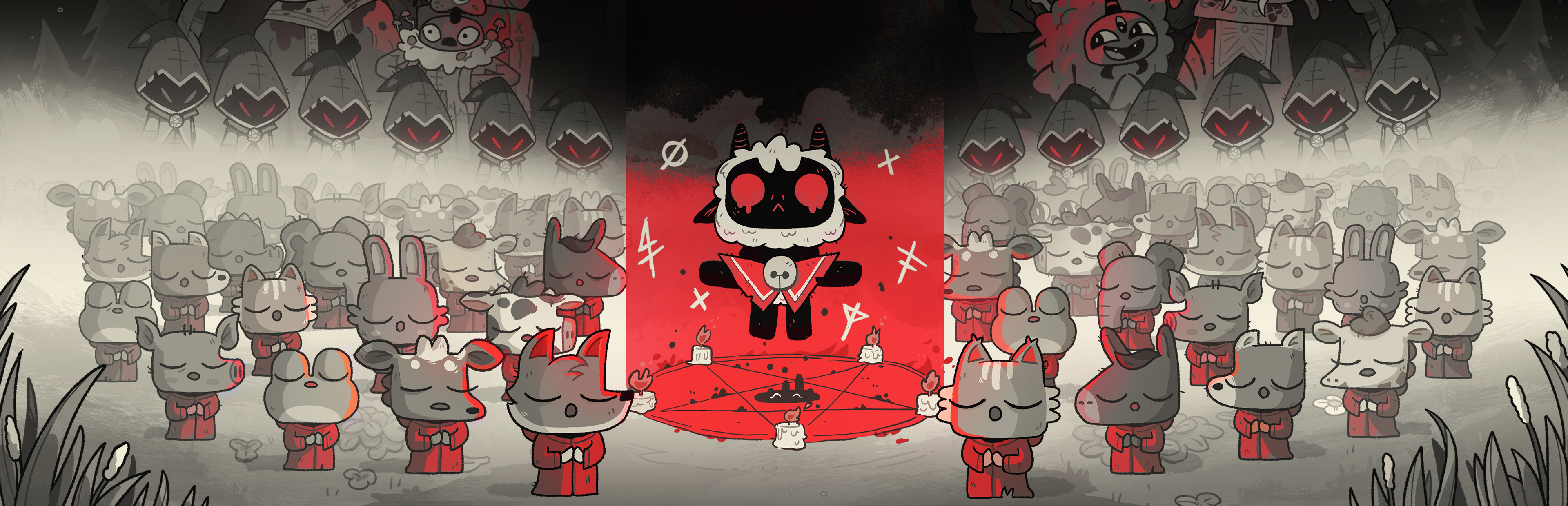 Game cover: Cult of the Lamb