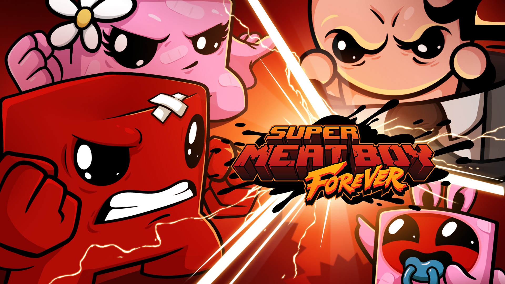 Game cover Super Meat Boy Forever
