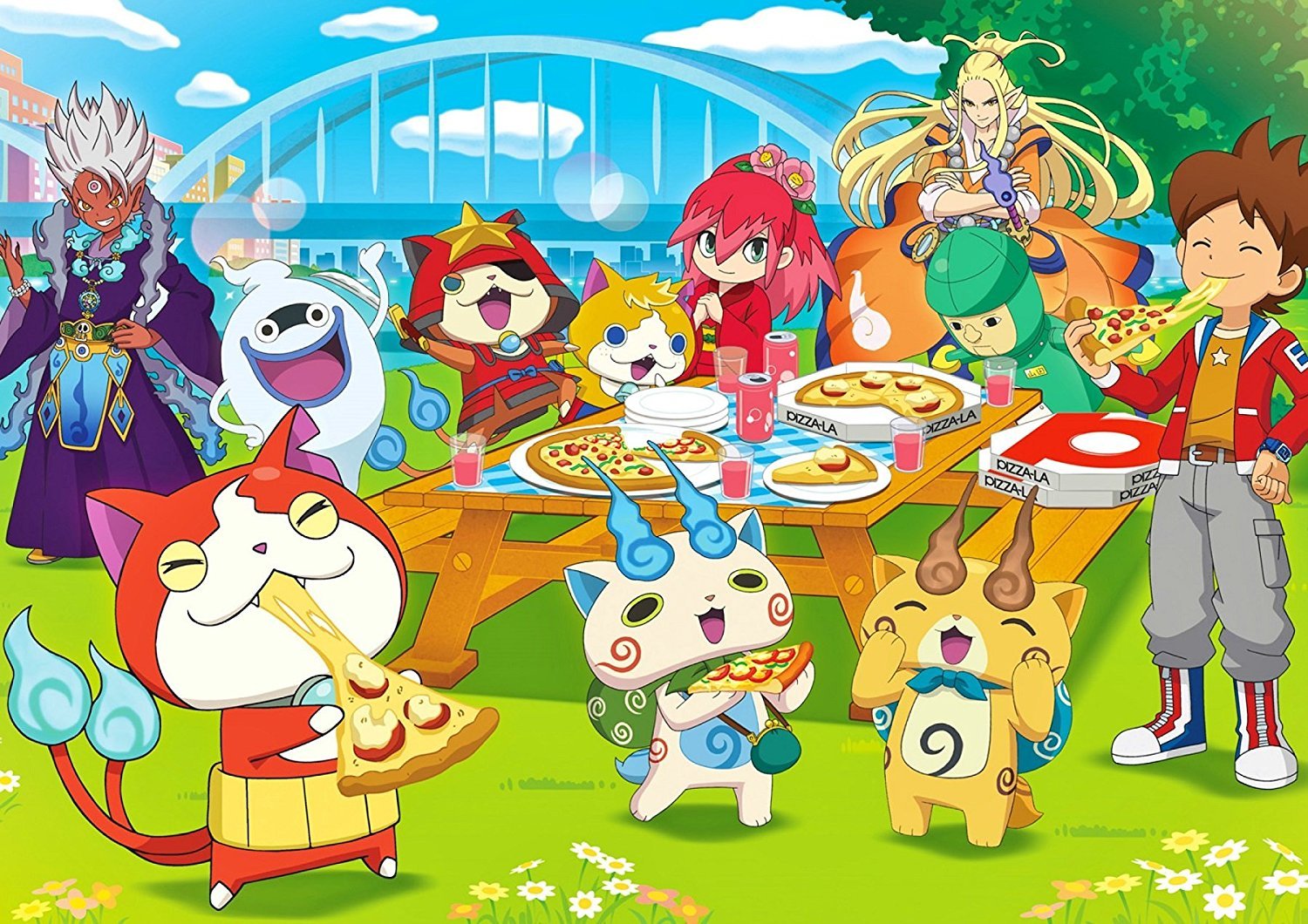 There are far more images available for Yo-kai Watch, but these are the one...