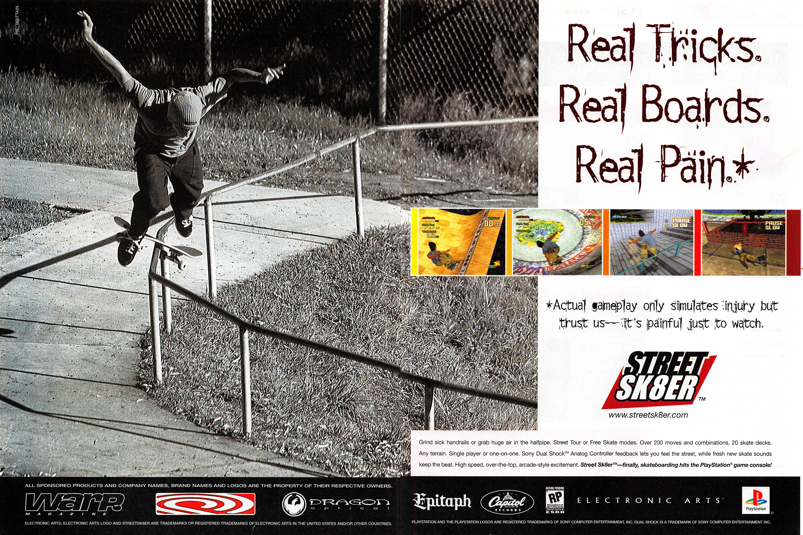 Game cover: Street Sk8er