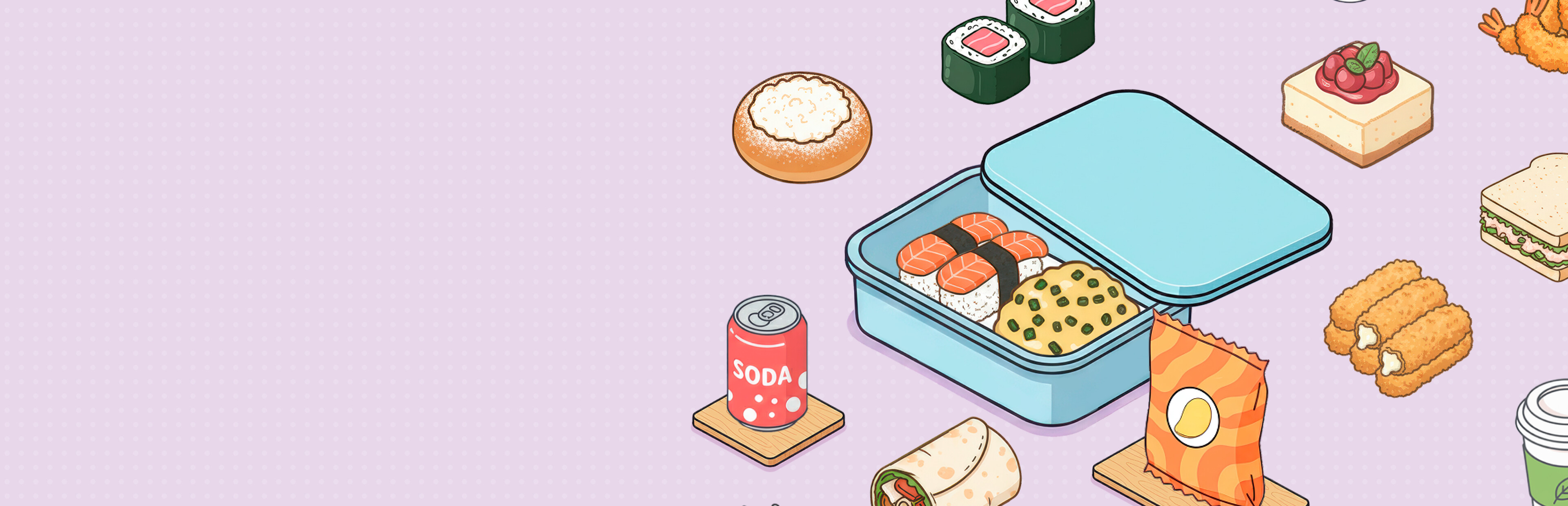 Game cover: Pack my LunchBox