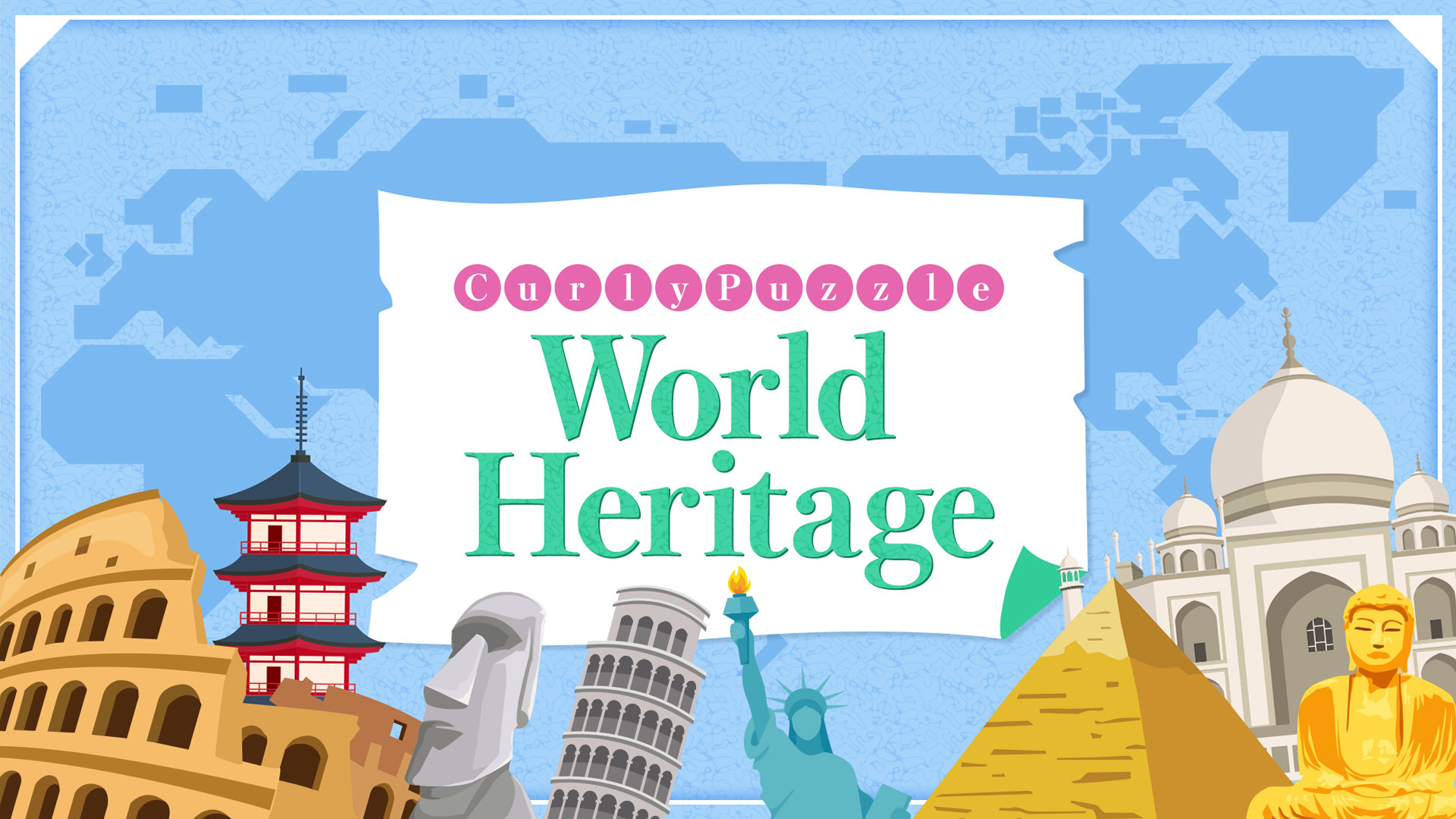 Game cover: Curly Puzzle: World Heritage