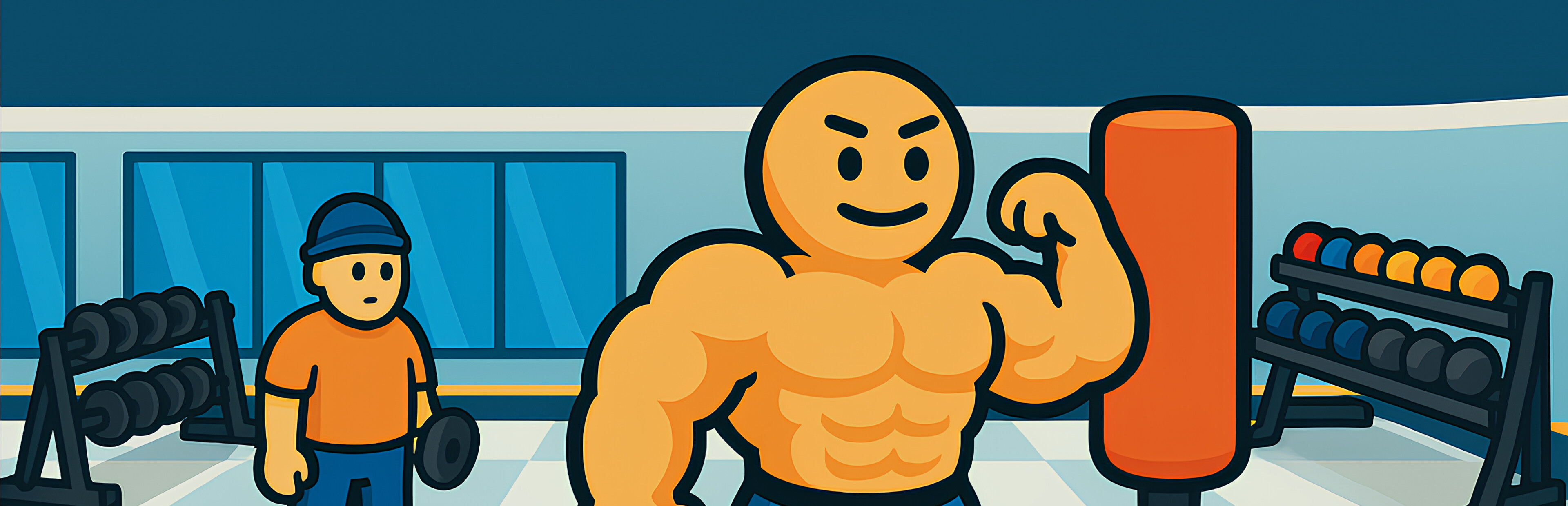 Game cover: Idle Muscle Up