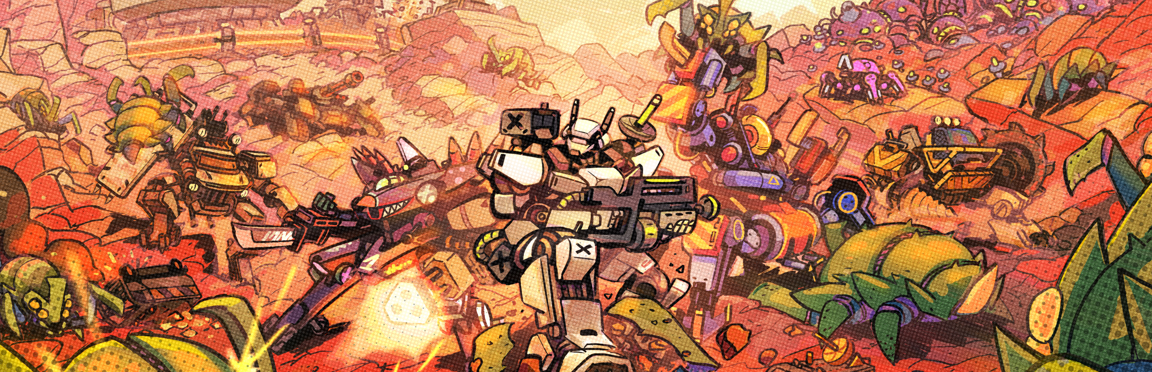 Game cover: HexSwarm: Hostile Worlds