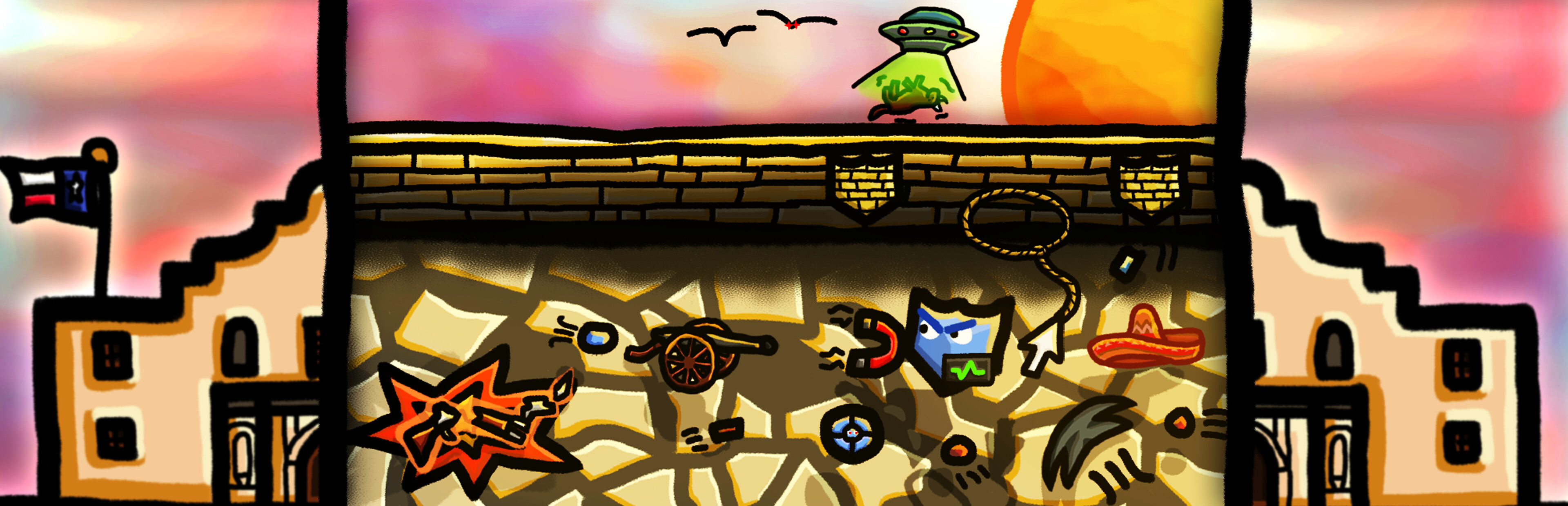 Game cover: Battle of the Alamo