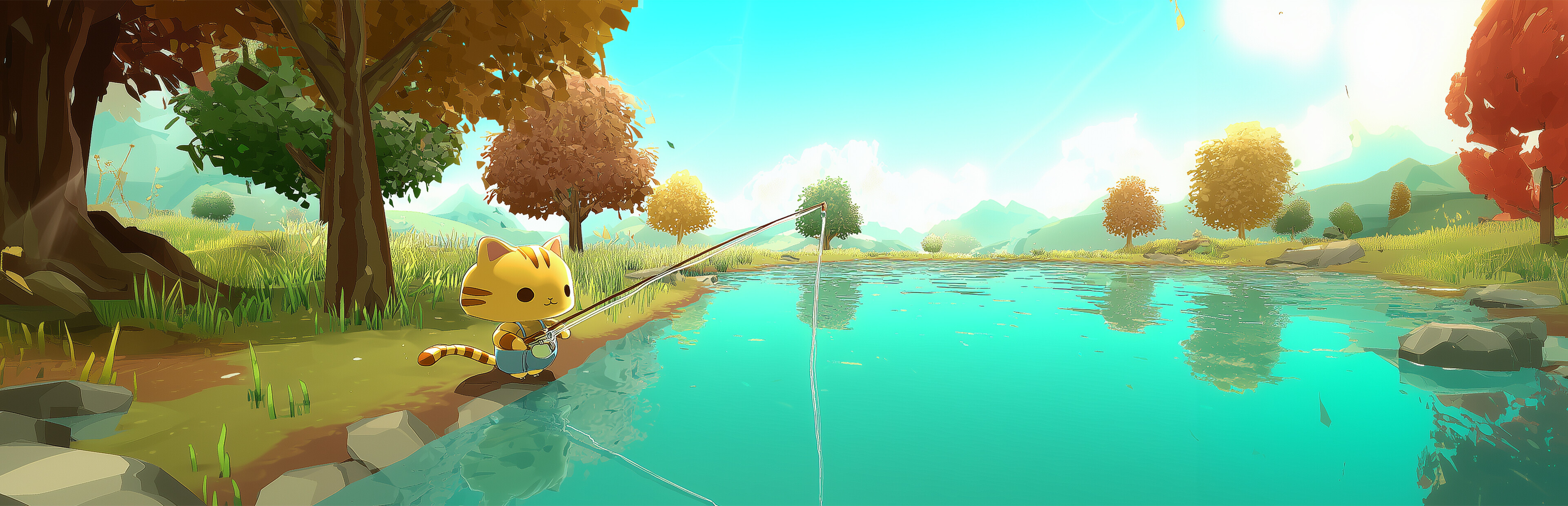 Game cover: Tiny Cat Fishing