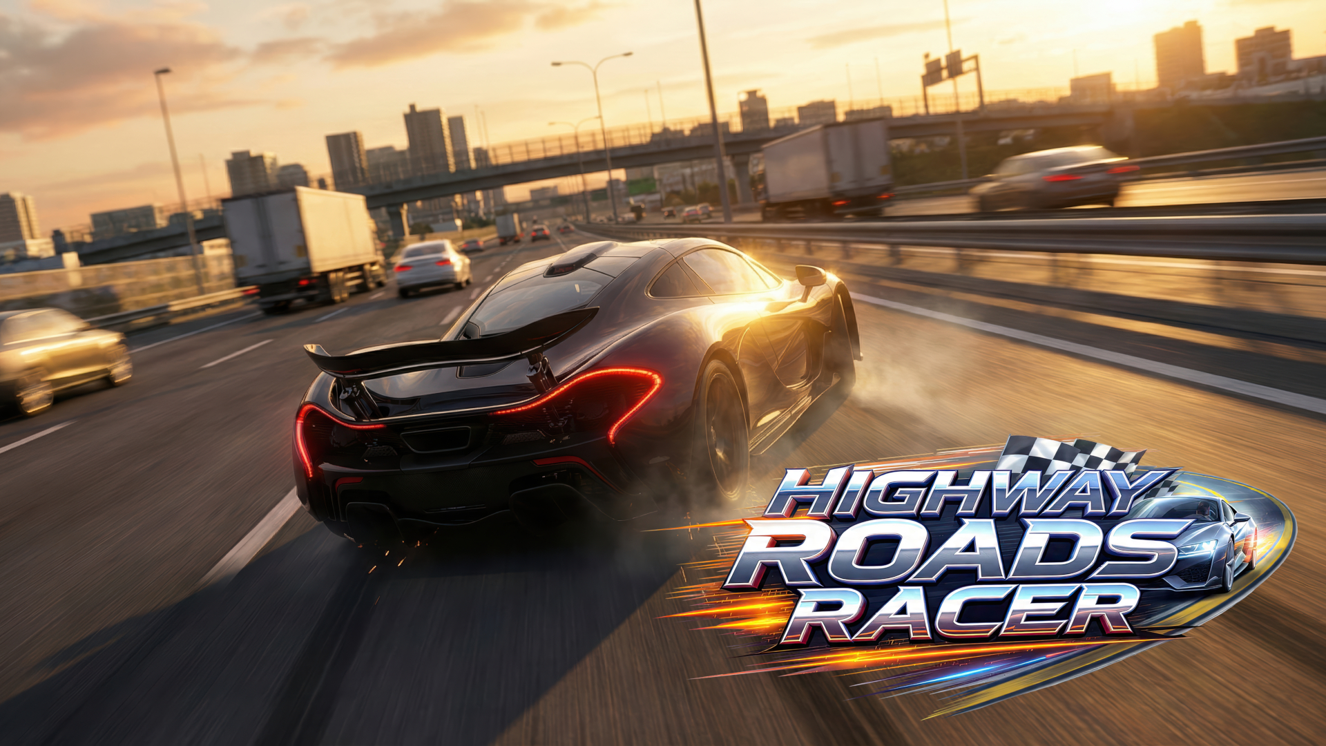Game cover: Highway Roads Racer