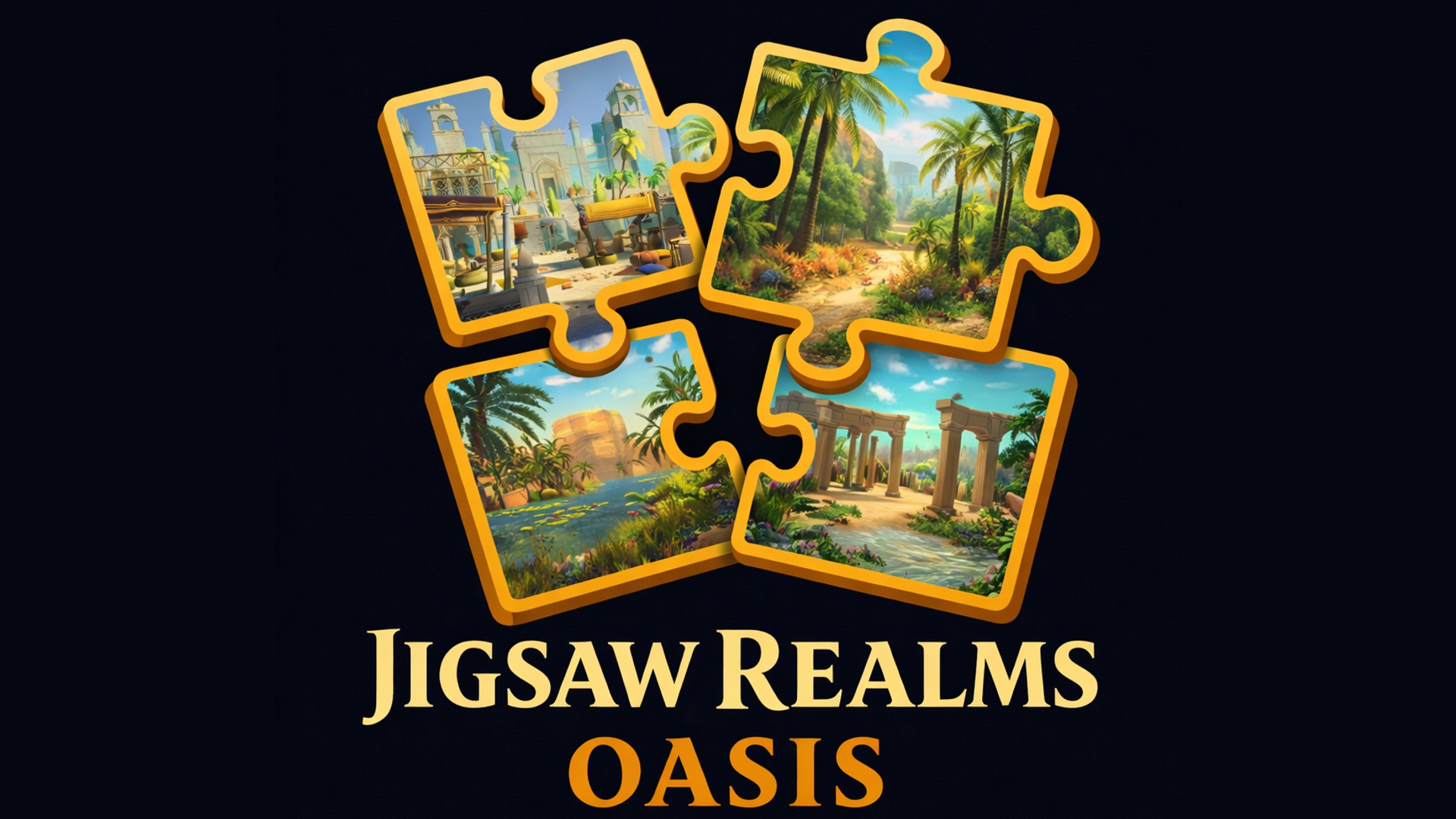 Game cover: Jigsaw Realms: Oasis