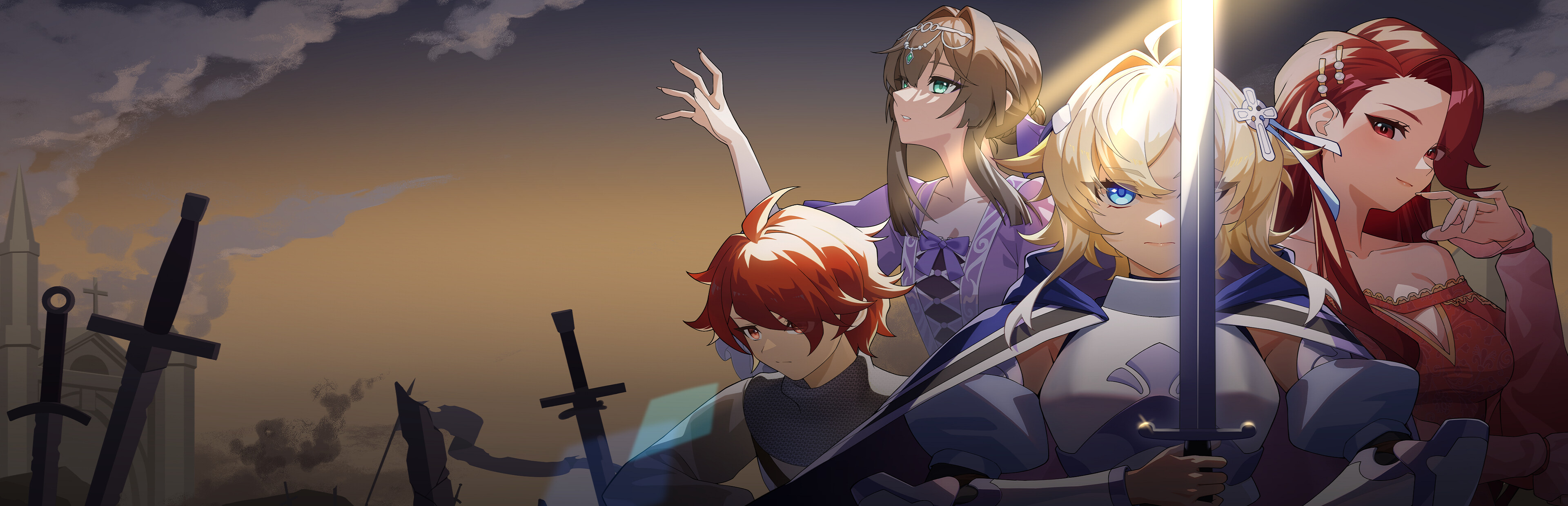 Game cover: Fire & Crown: A Romantic Tale of the Hundred Years' War