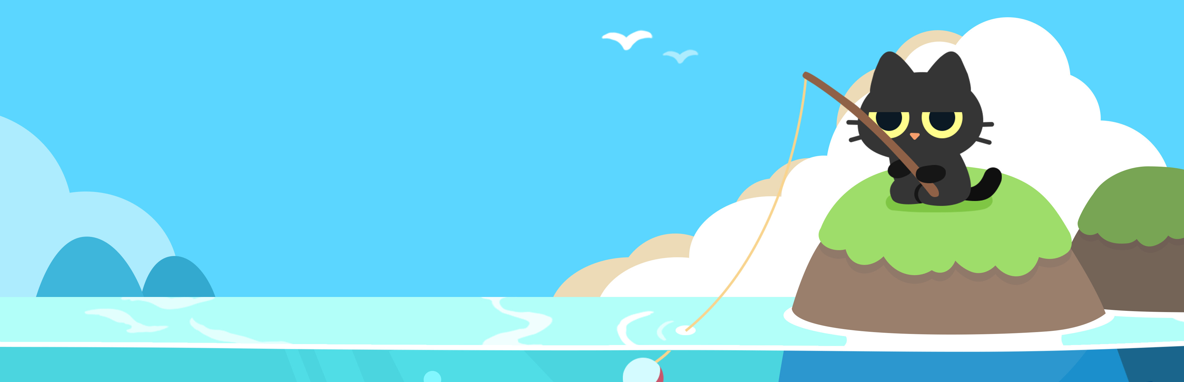 Game cover: Desktop Fishing Cat