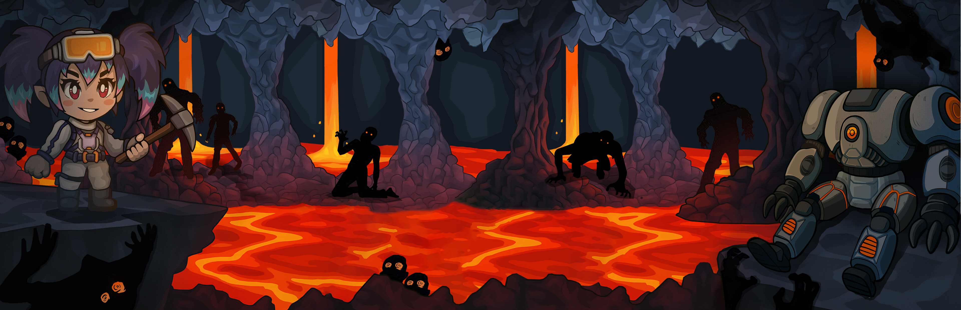 Game cover: Rocks Tools Hordes