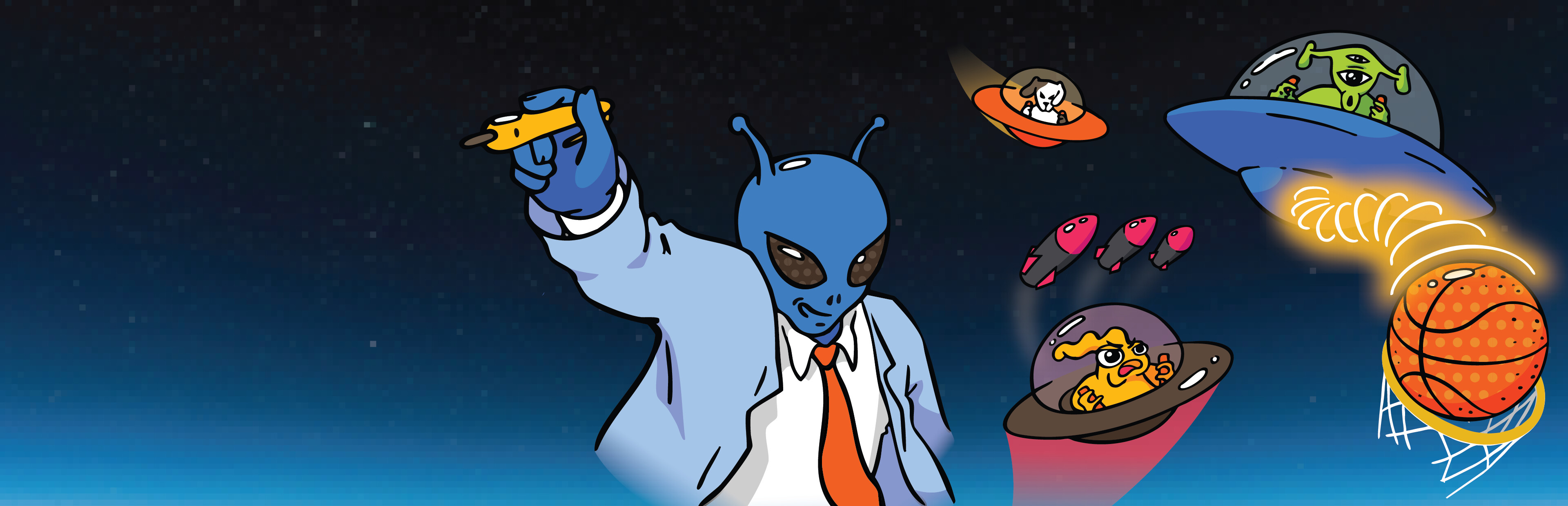 Game cover: Jaxx Blorgin's UFO Jam