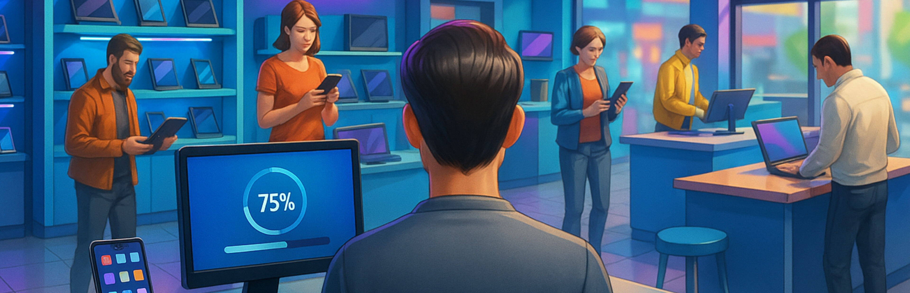 Game cover: Electronics Shop Simulator