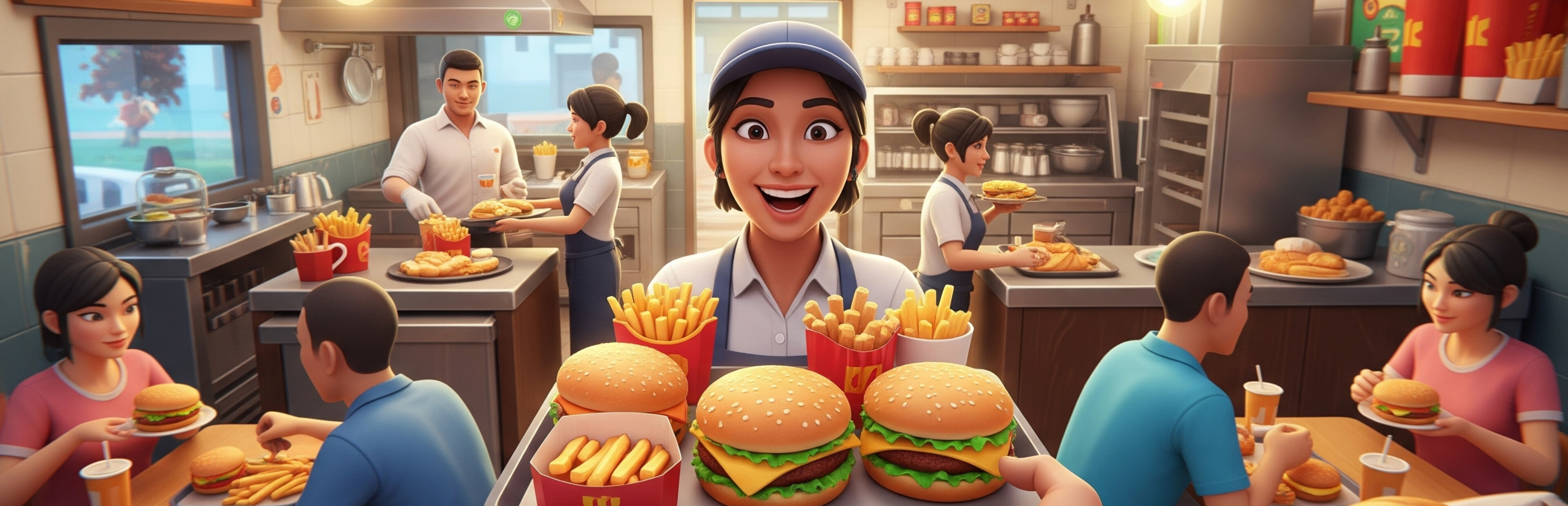 Game cover: Burger Shift: Team Rush