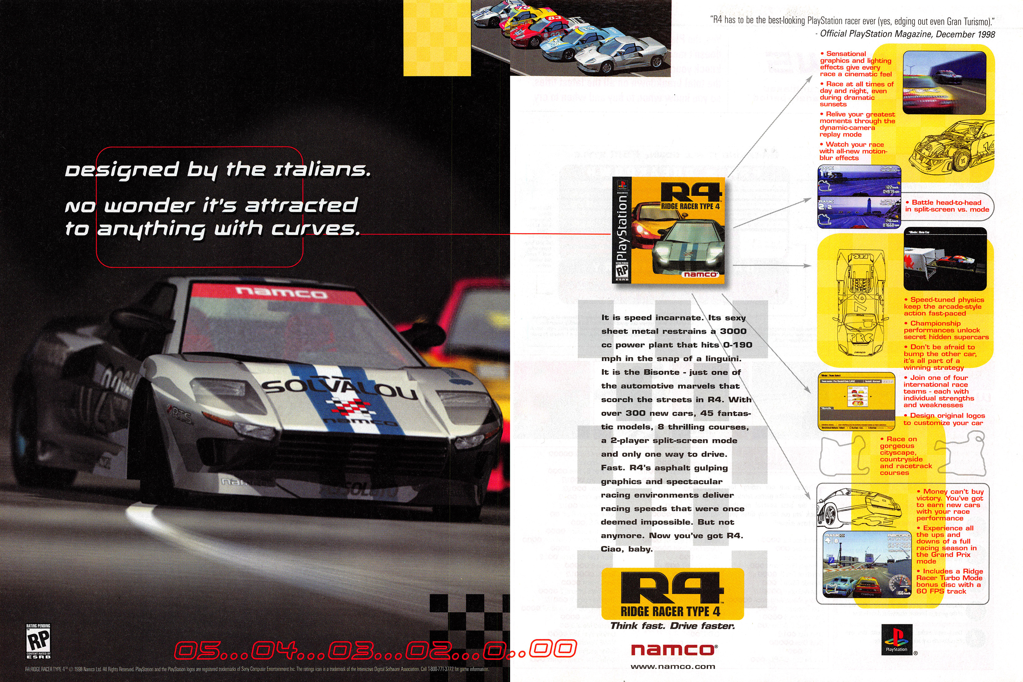 Game cover: R4: Ridge Racer Type 4