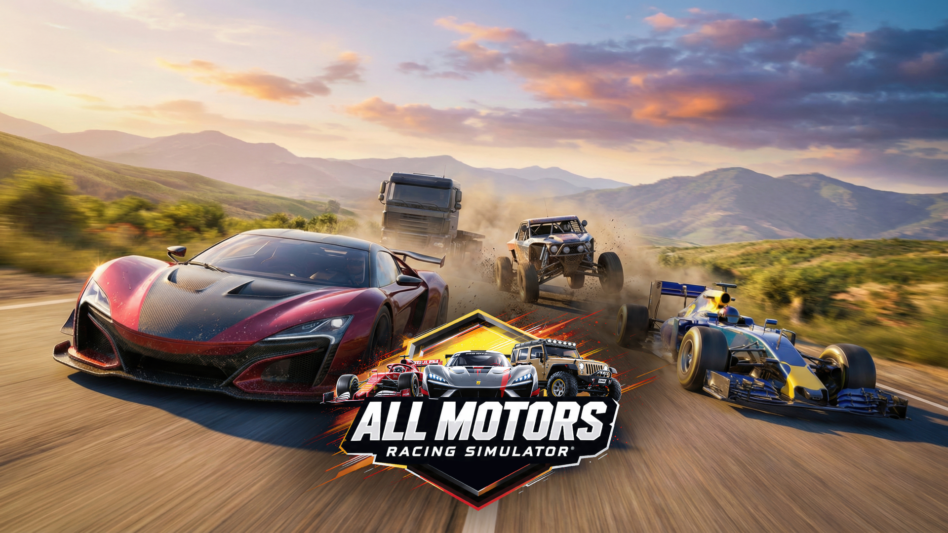 Game cover: All Motors Racing Simulator