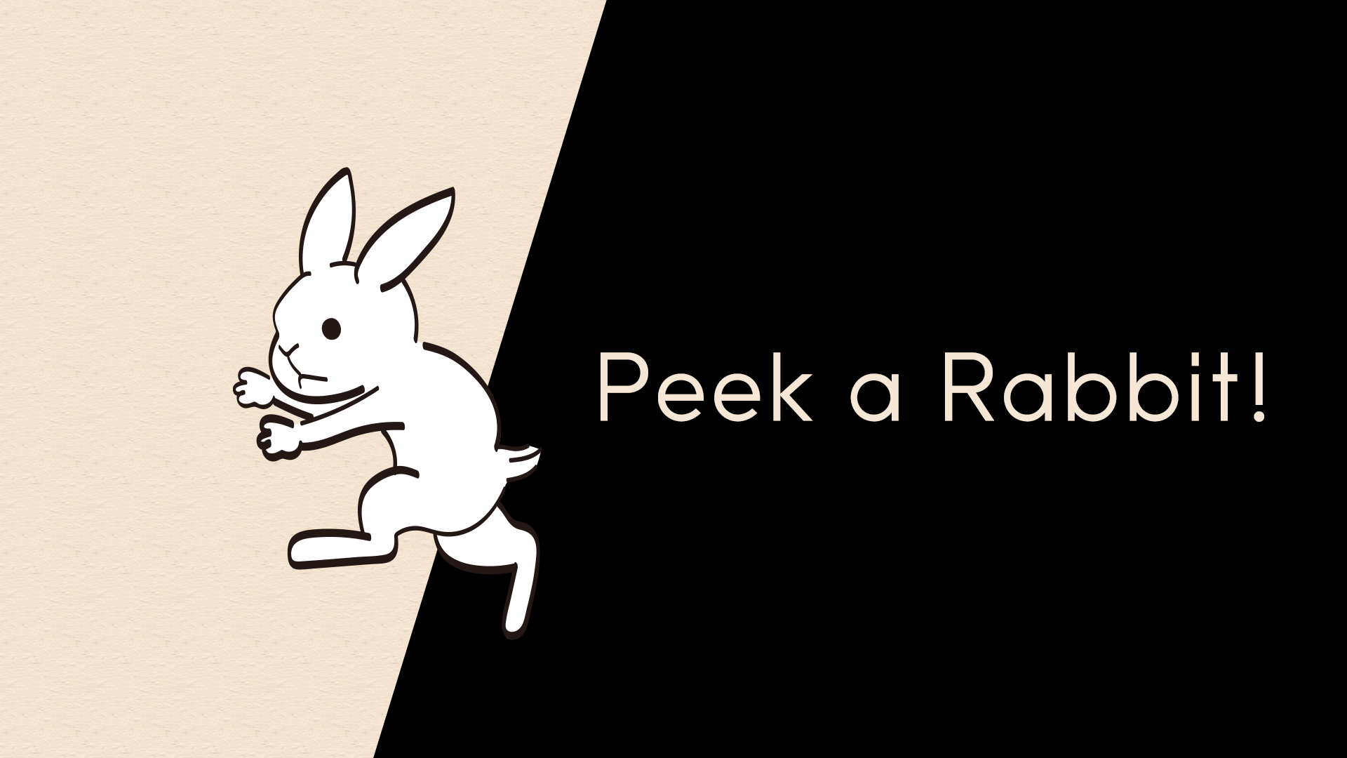 Game cover: Peek a Rabbit!