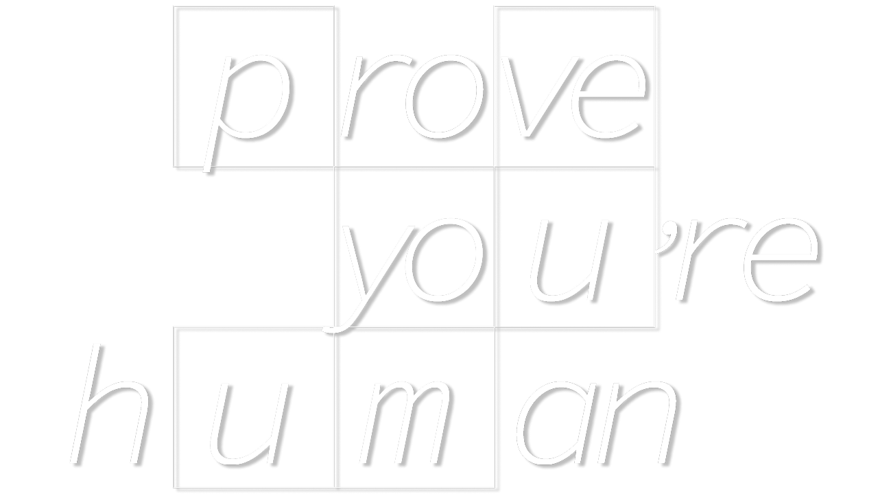 Game cover: Prove You're Human