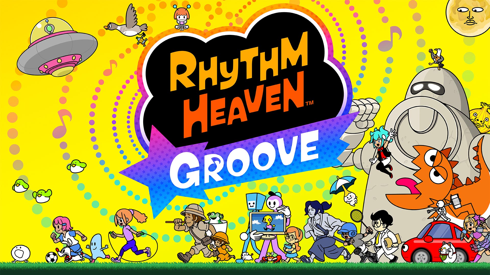 Game cover: Rhythm Heaven Groove