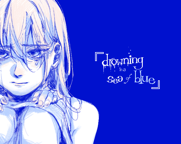 Game cover: Drowning in a Sea of Blue