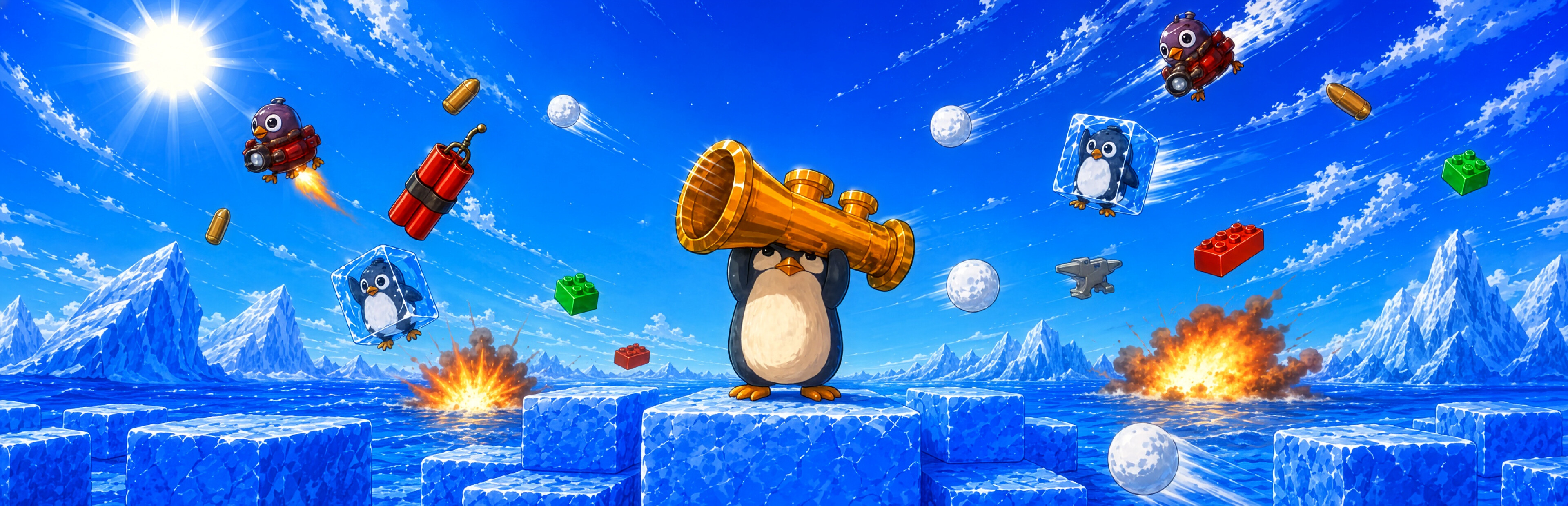 Game cover: Penguin Weapons