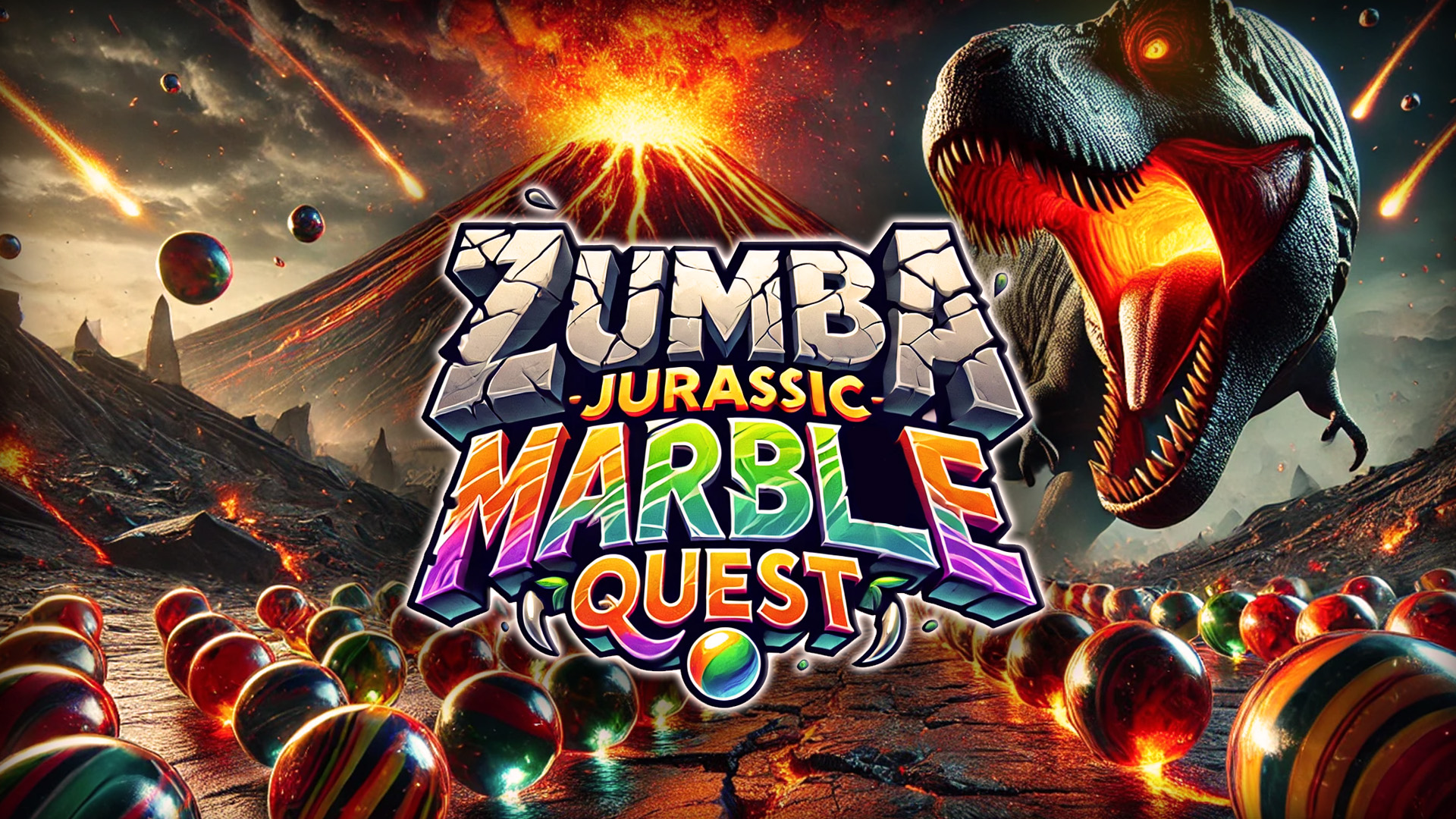 Game cover: Zumba: Jurassic Marble Quest