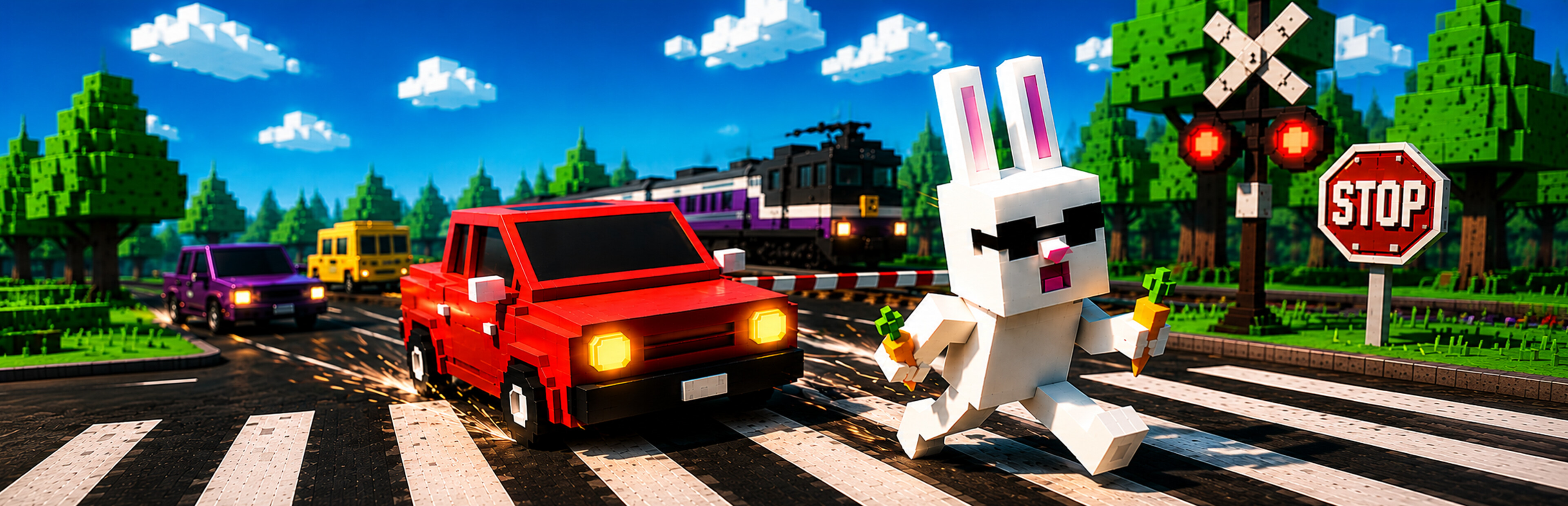 Game cover: Jaywalk: An Endless Arcade Hopper Game