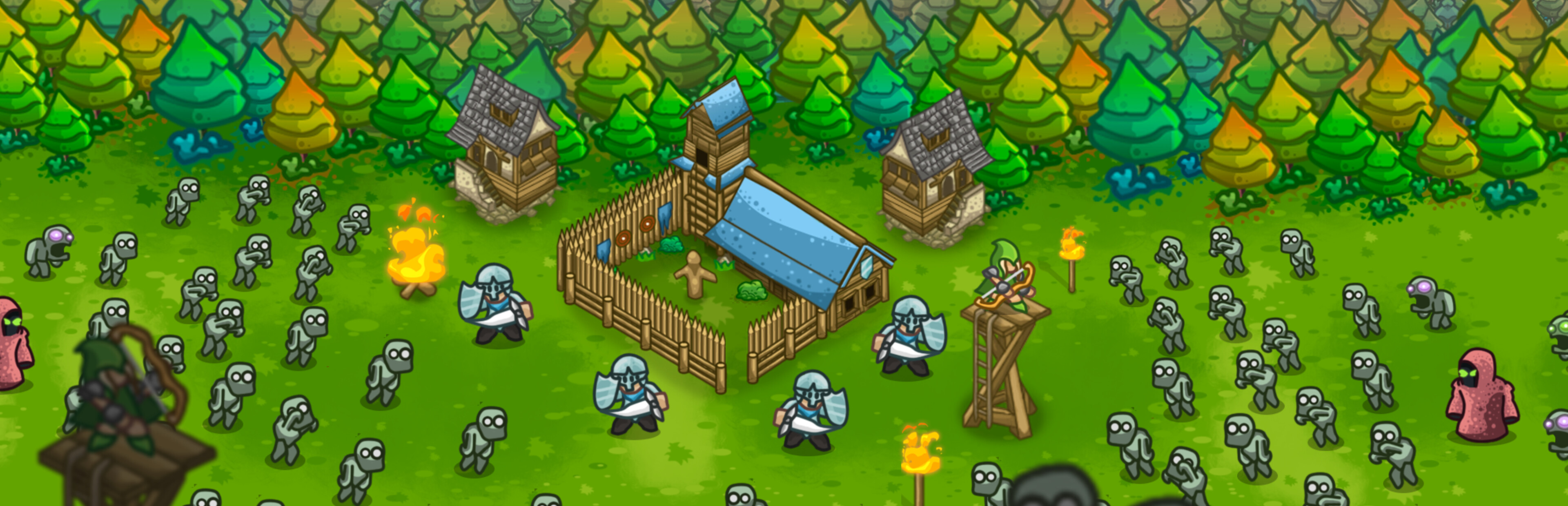 Game cover: Kingdoms vs. Zombies