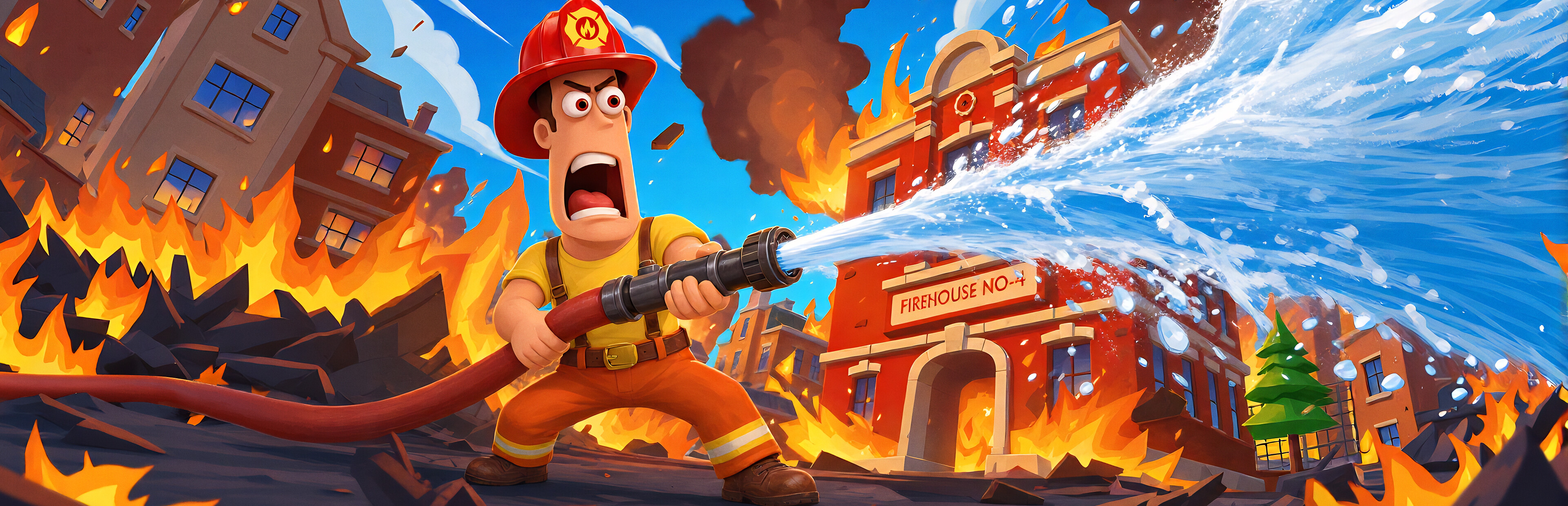 Game cover: Rescue Guys: Firefighters Simulator