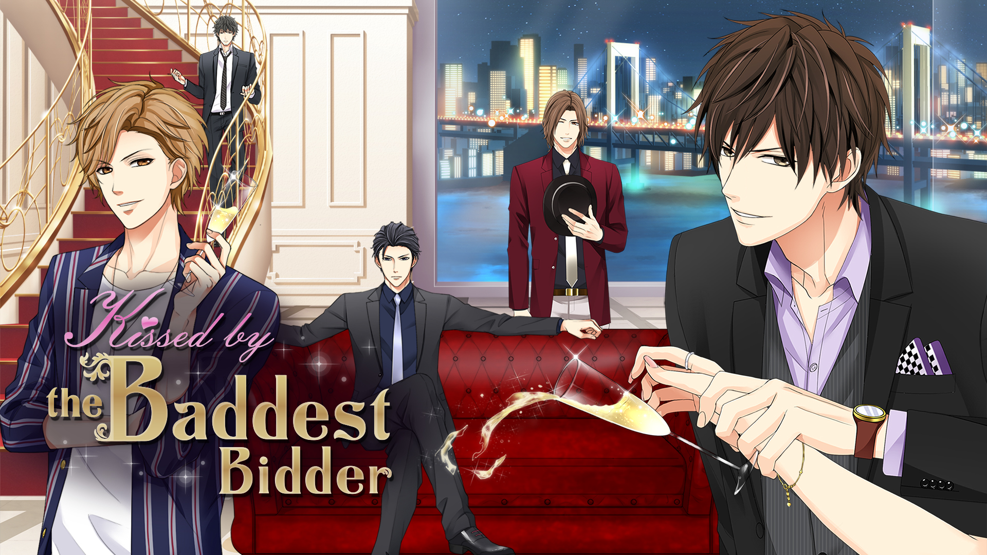 Game cover: Kissed by the Baddest Bidder