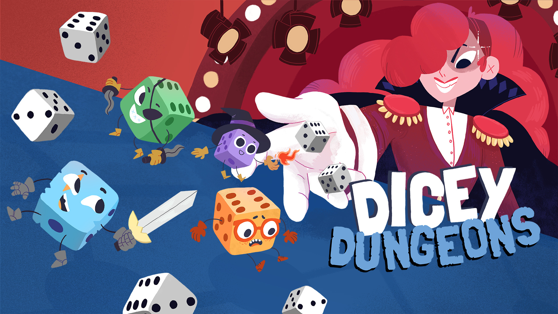 Game cover: Dicey Dungeons