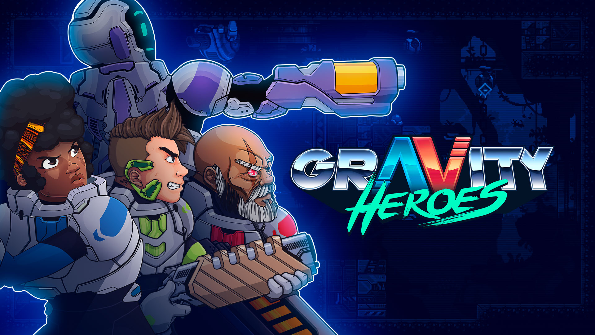 Game cover Gravity Heroes