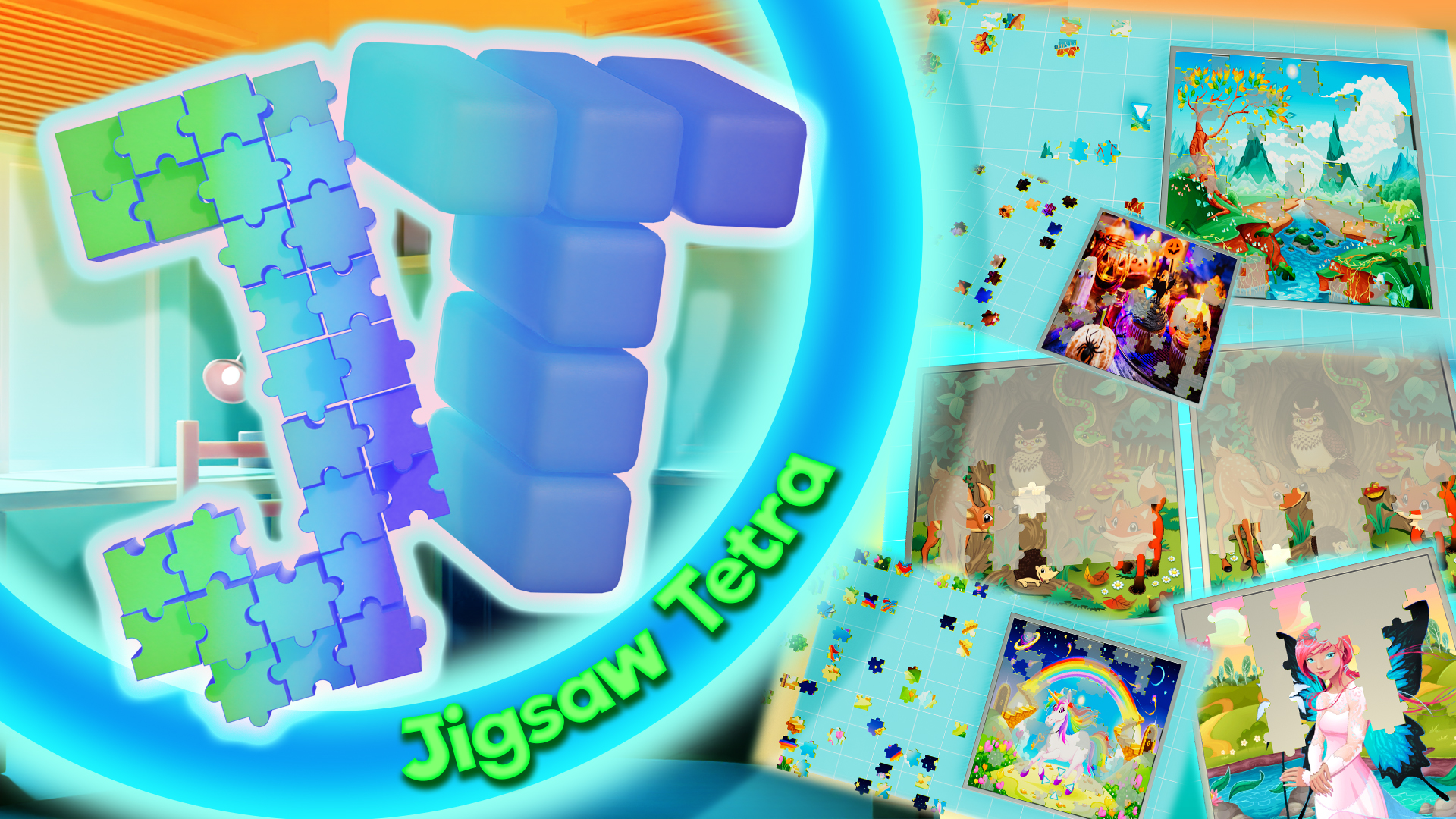 Game cover: Jigsaw Tetra