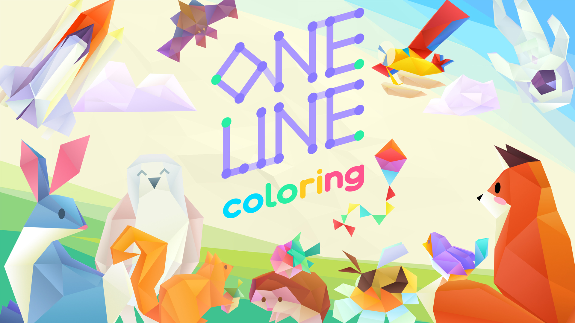 Game cover: One Line Coloring