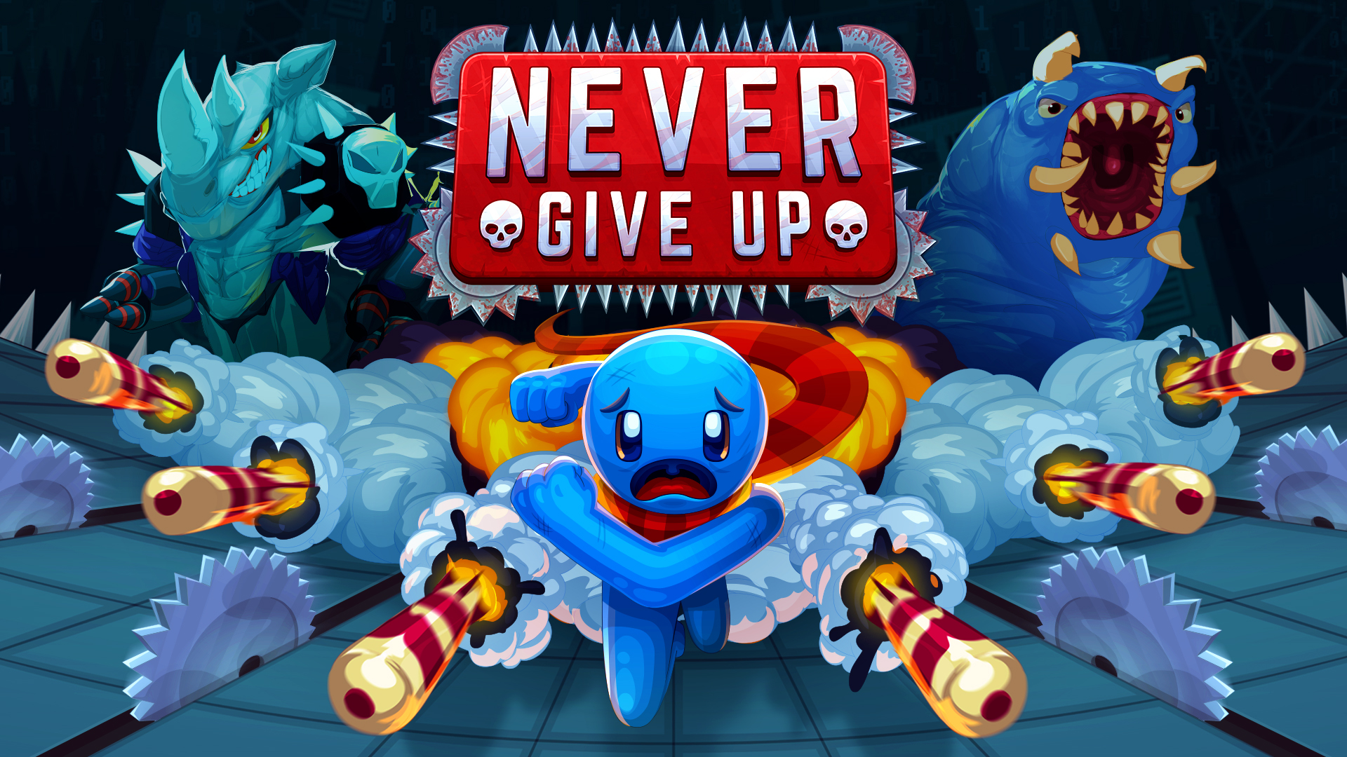 Game cover: Never Give Up