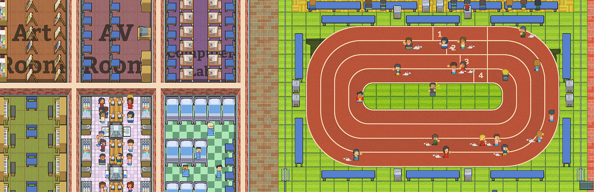 Game cover: Academia: School Simulator