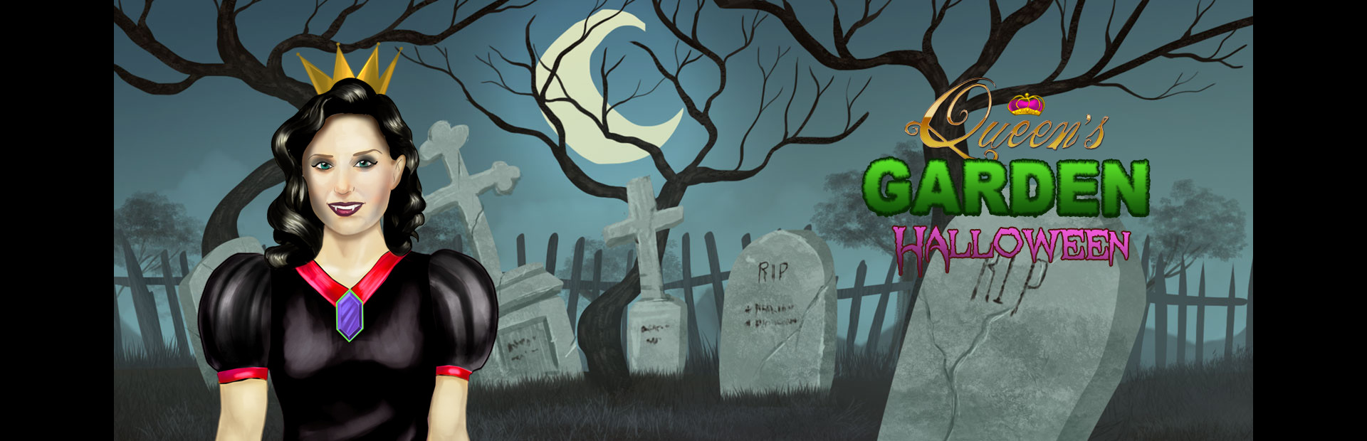 Game cover: Queen's Garden: Halloween