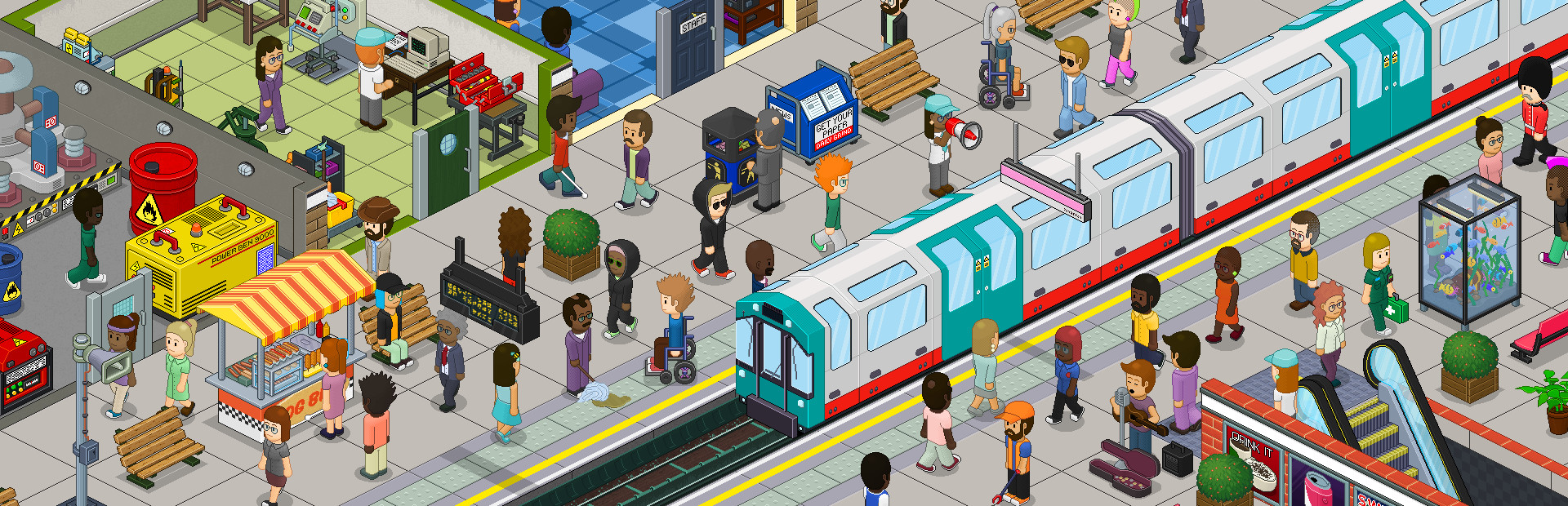 Game cover Overcrowd: A Commute 'Em Up