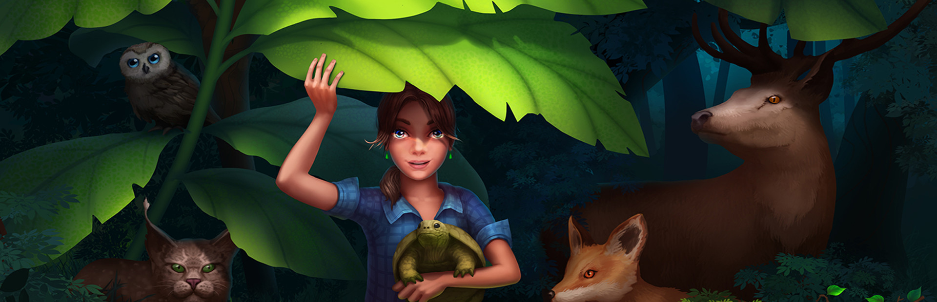 Game cover: Adventure Mosaics: Forest Spirits