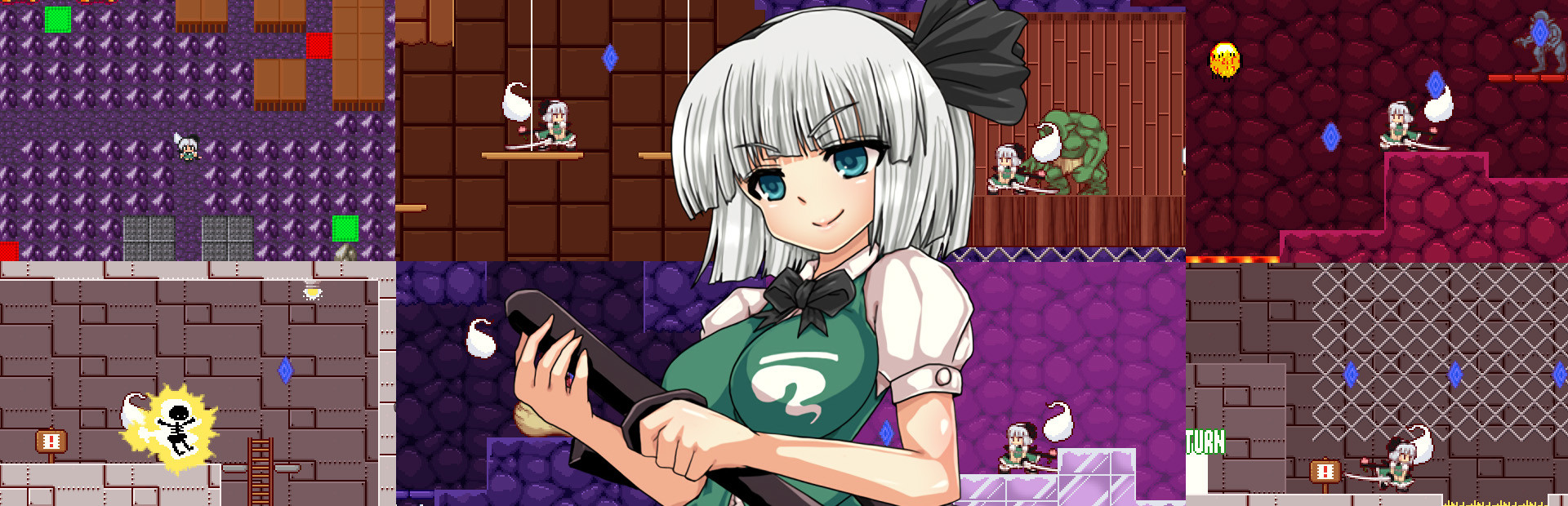Youmu Konpaku & Dungeon of Lewd Creatures - Press Kit