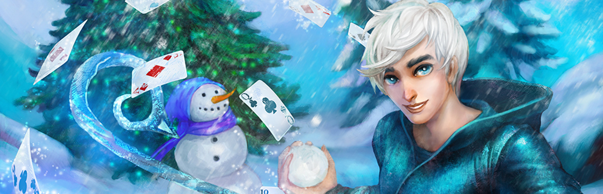 Game cover: Solitaire Jack Frost: Winter Adventures 2