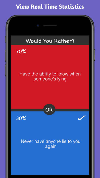 What Would You Choose? Rather on the App Store