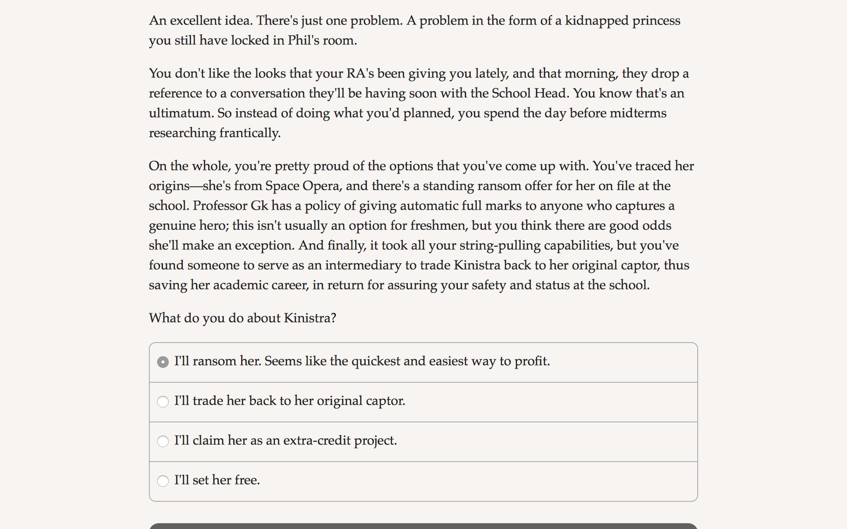 Grand Academy for Future Villains - Screenshot 5