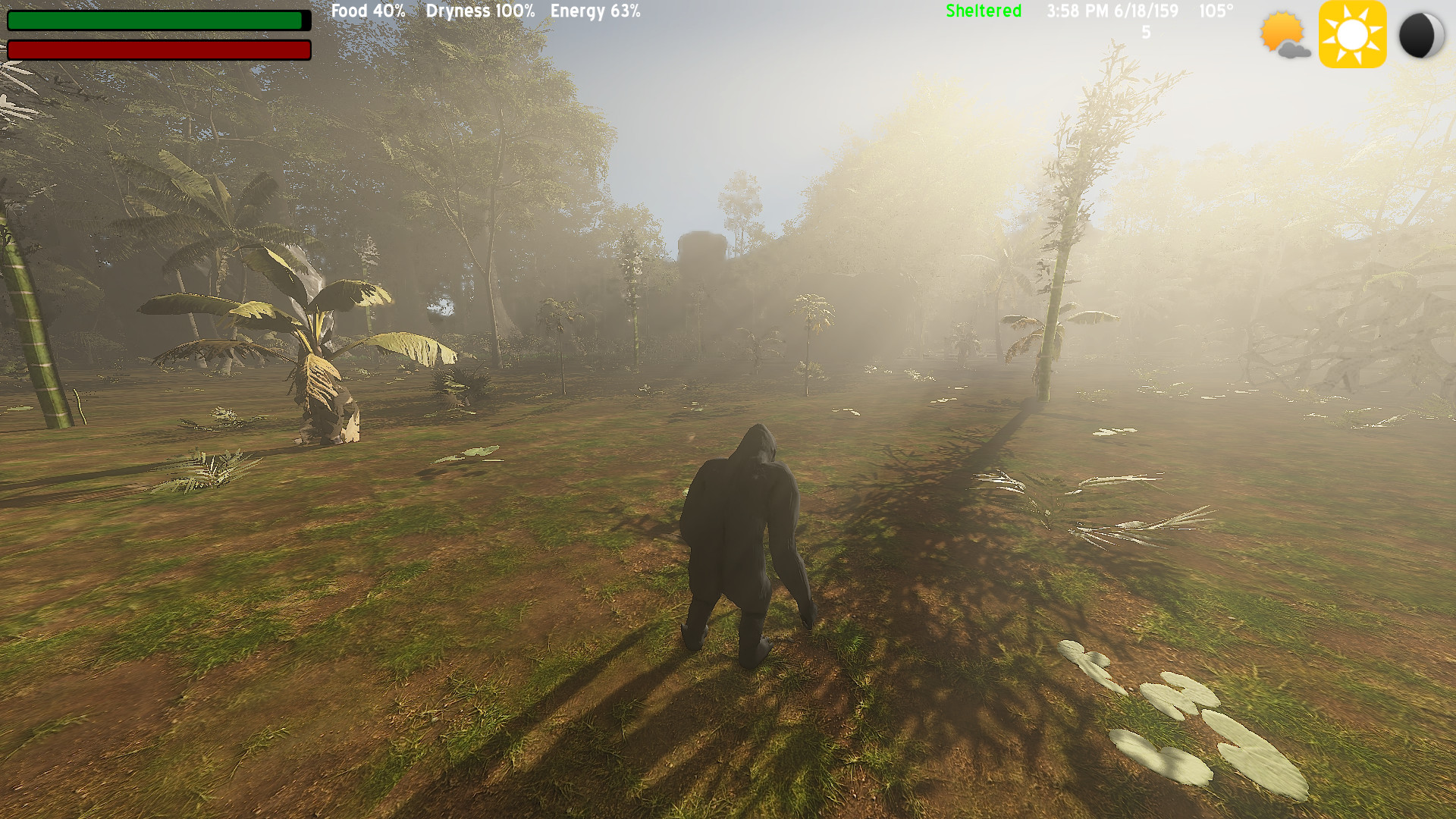 The Lonely Gorilla - Screenshot 1