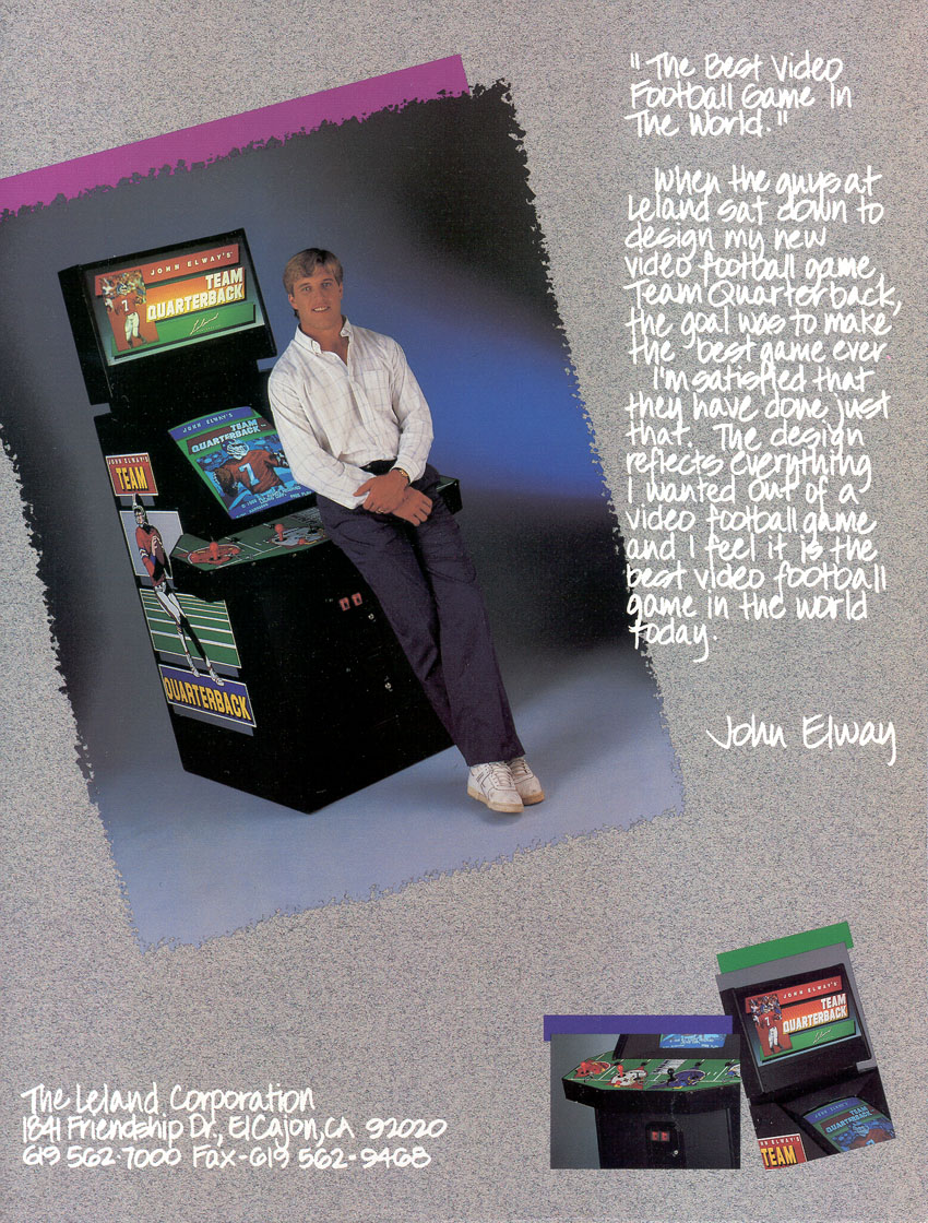 Game cover: John Elway's Team Quarterback