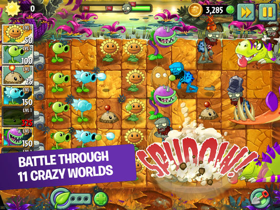 Screenshot of Plants vs. Zombies 2: It's About Time (Android, 2013