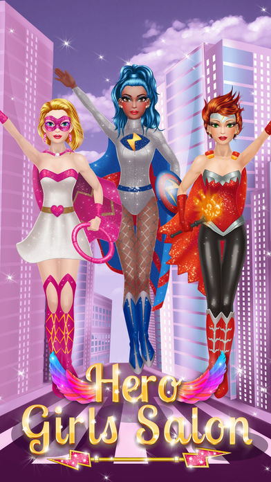 Superhero Girl Salon: Kids Makeup and Dressup Game - Screenshot 8