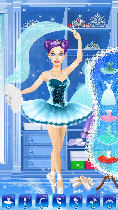 Ballerina Salon: Spa, Makeup & Dress Up Makeover - Screenshot 5